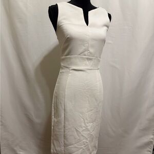 Banana Republic Tall 0 White Pencil Dress - Worn 2x